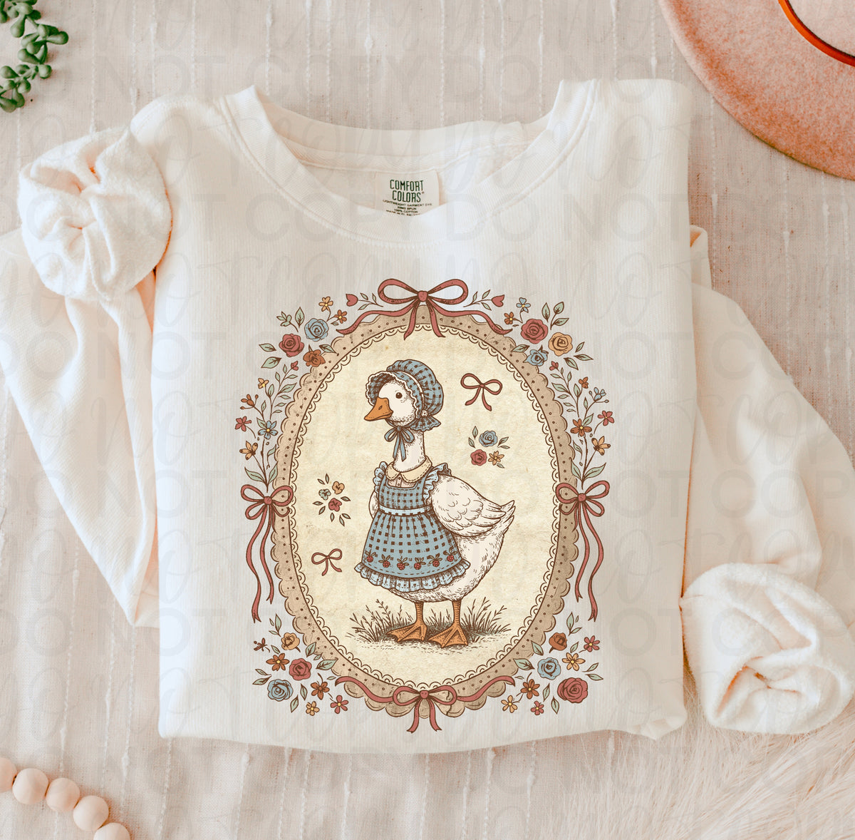 Goose in vintage frame (UAC) DTF Transfer