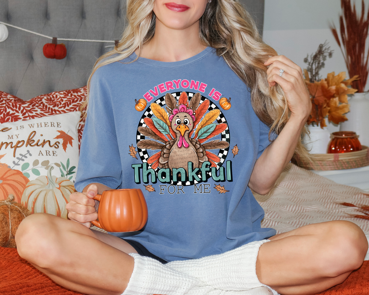 Everyone Is Thankful For Me 51413 DTF transfer