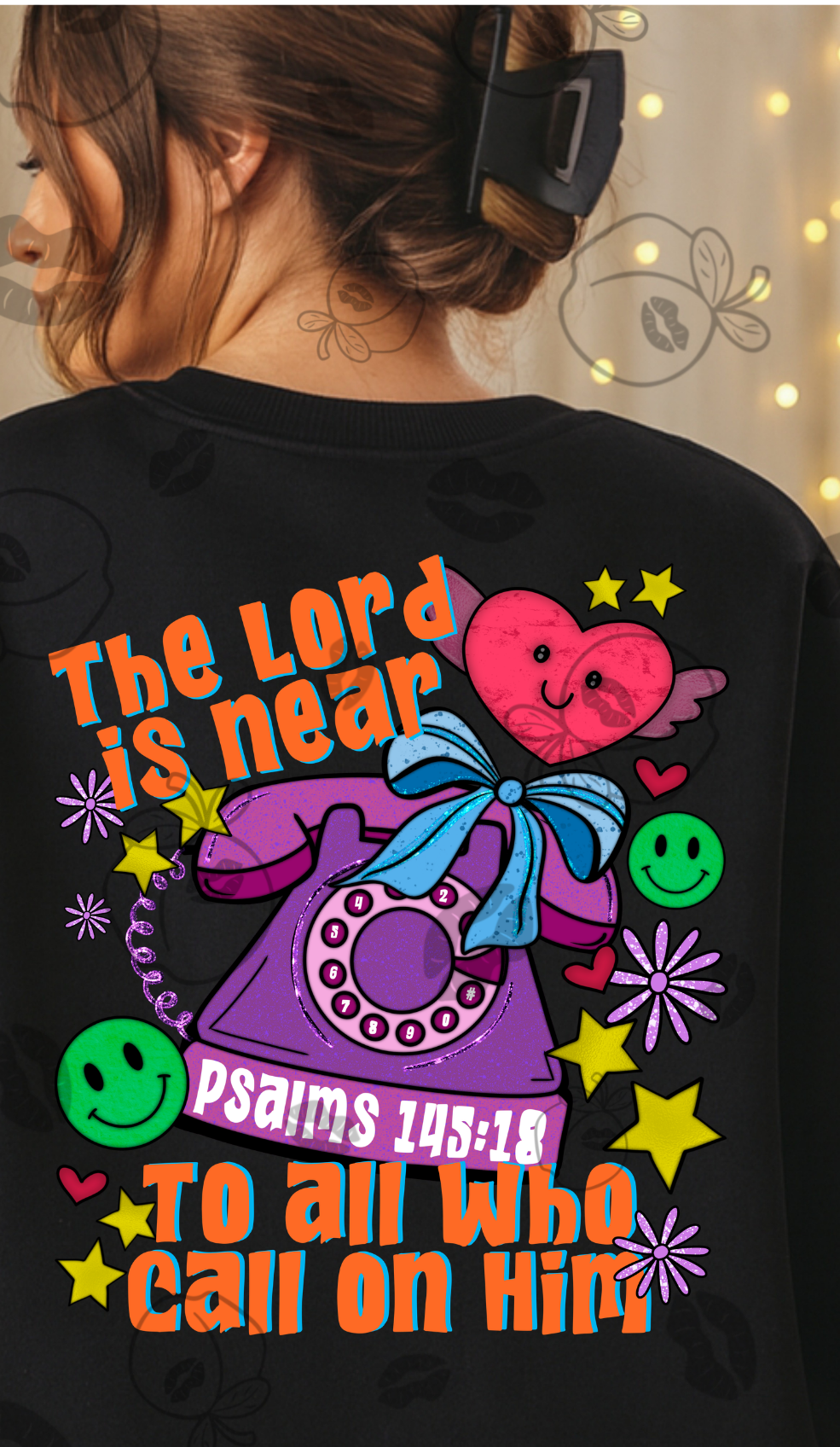 The lord is near to all who call on him DTF Transfer