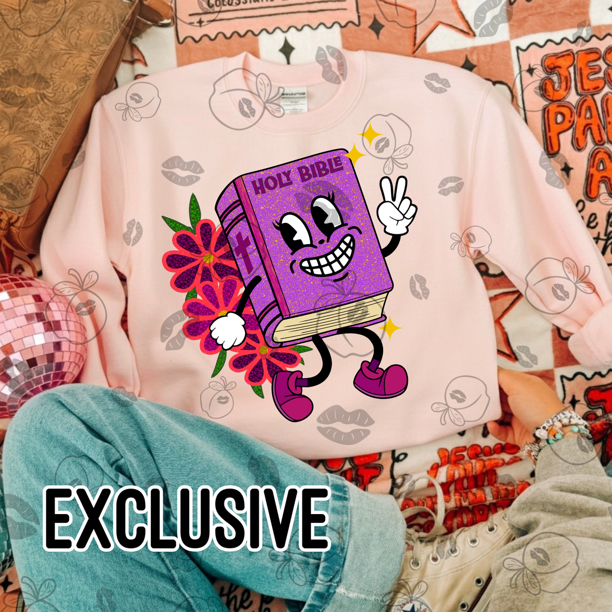 Holy bible purple book DTF Transfer