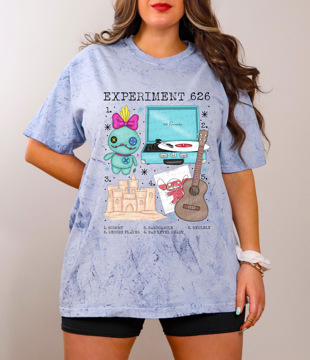 Experiment 626 Chart 115504 DTF transfer