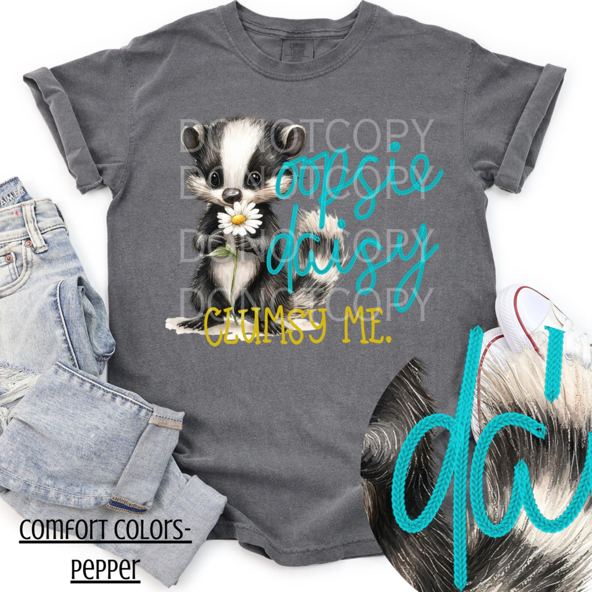 Oopsie daisy clumsy me (CSG) 95677 DTF transfer