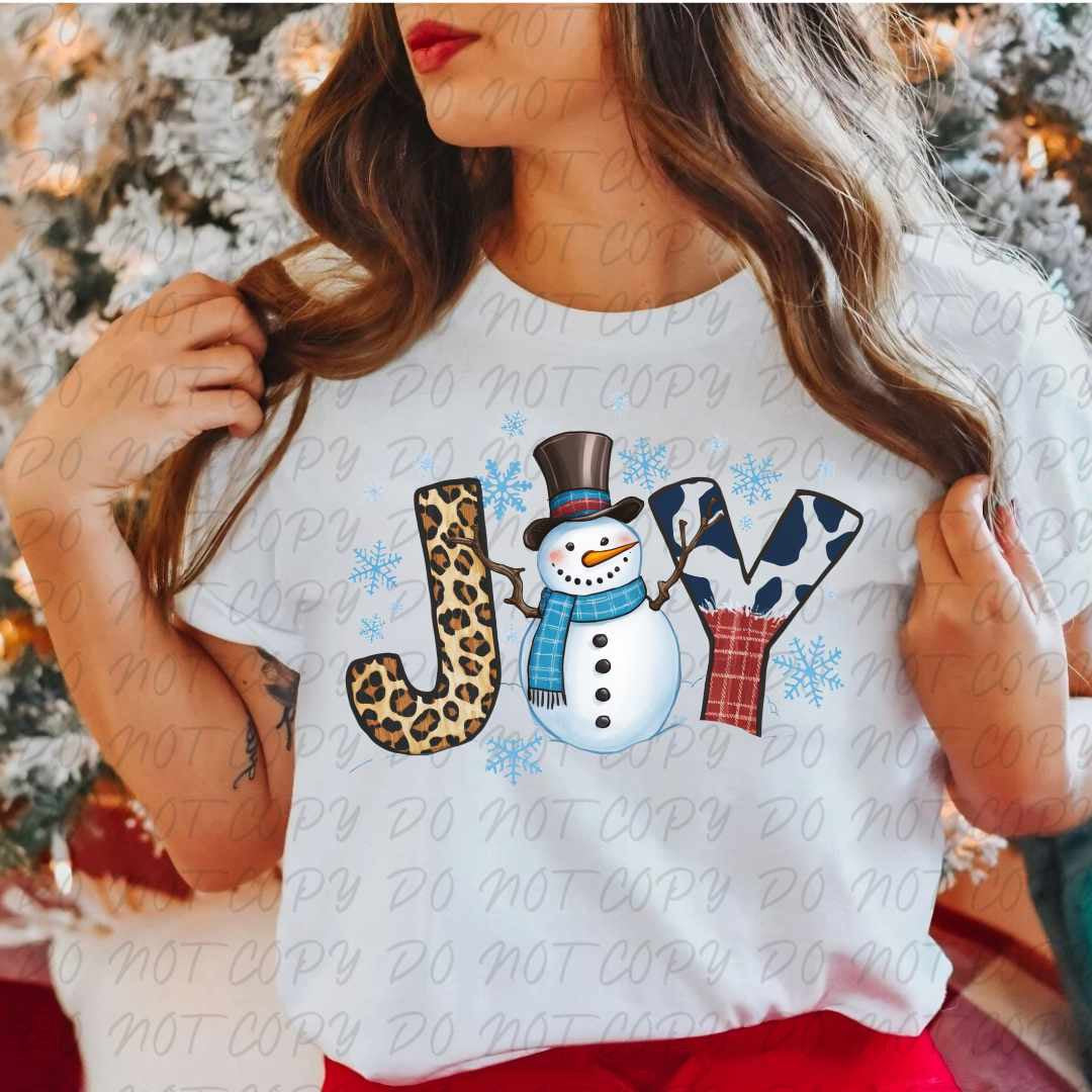 Joy snowman (vintage) 67336 DTF transfer
