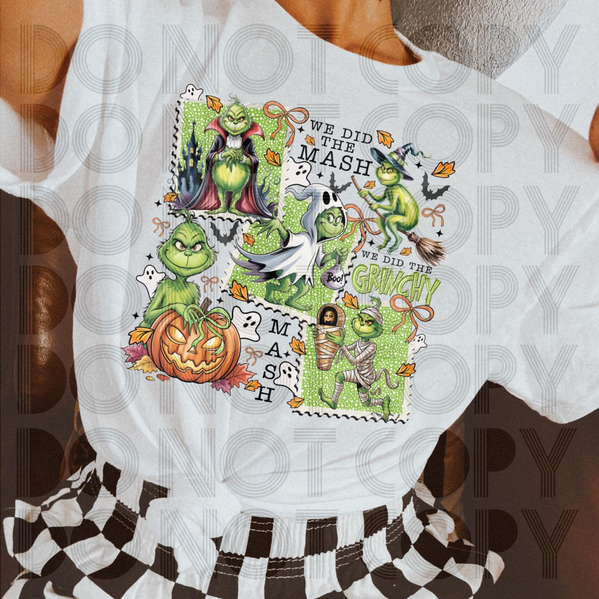 Monster Mash Green Guy DTF transfer