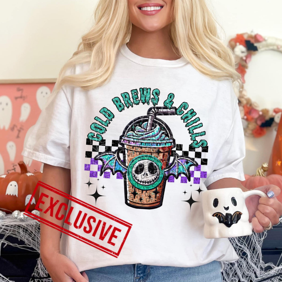 Cold brew and chill exclusive DTF transfer