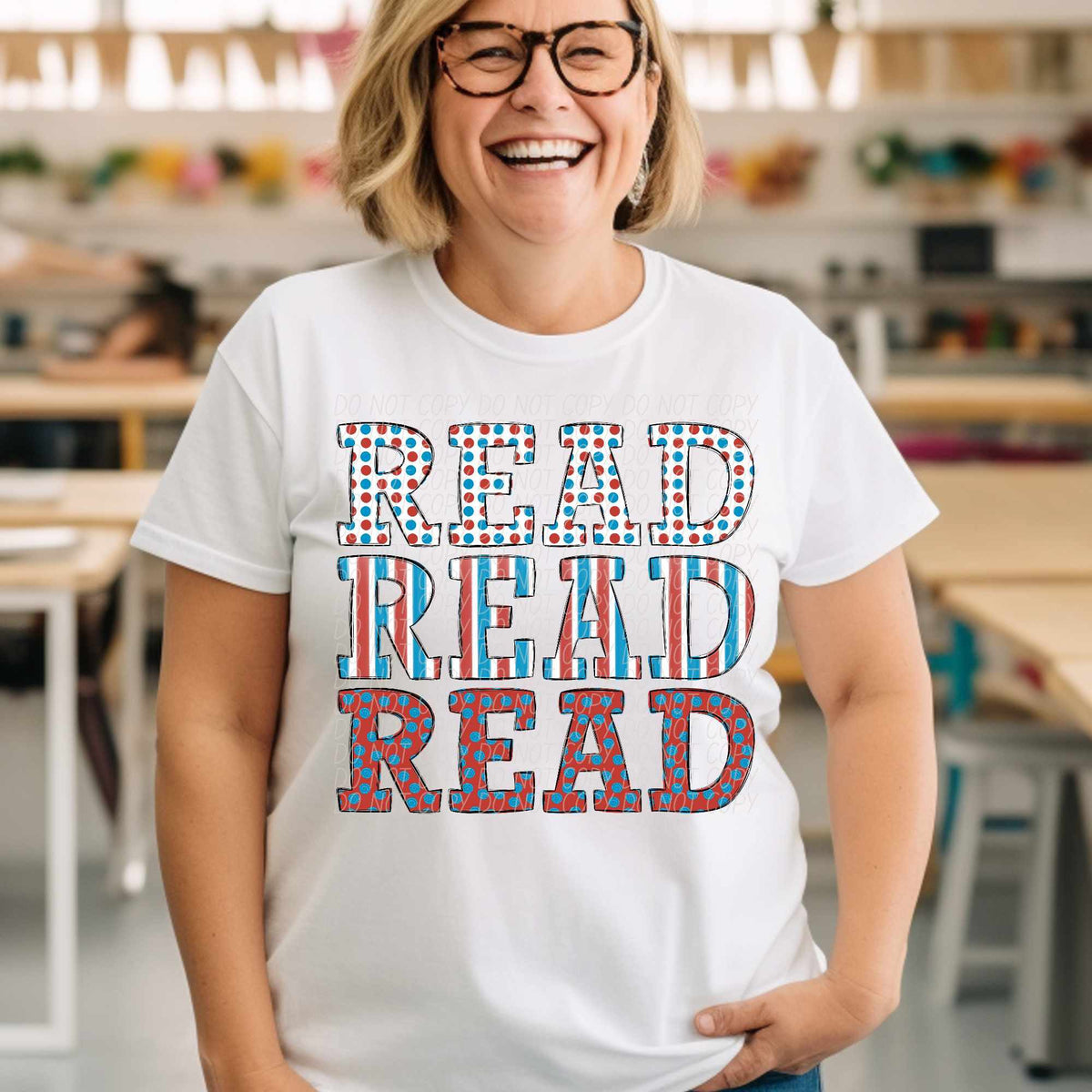 Read stacked (one pattern for each word) (CITY) 85039 DTF transfer