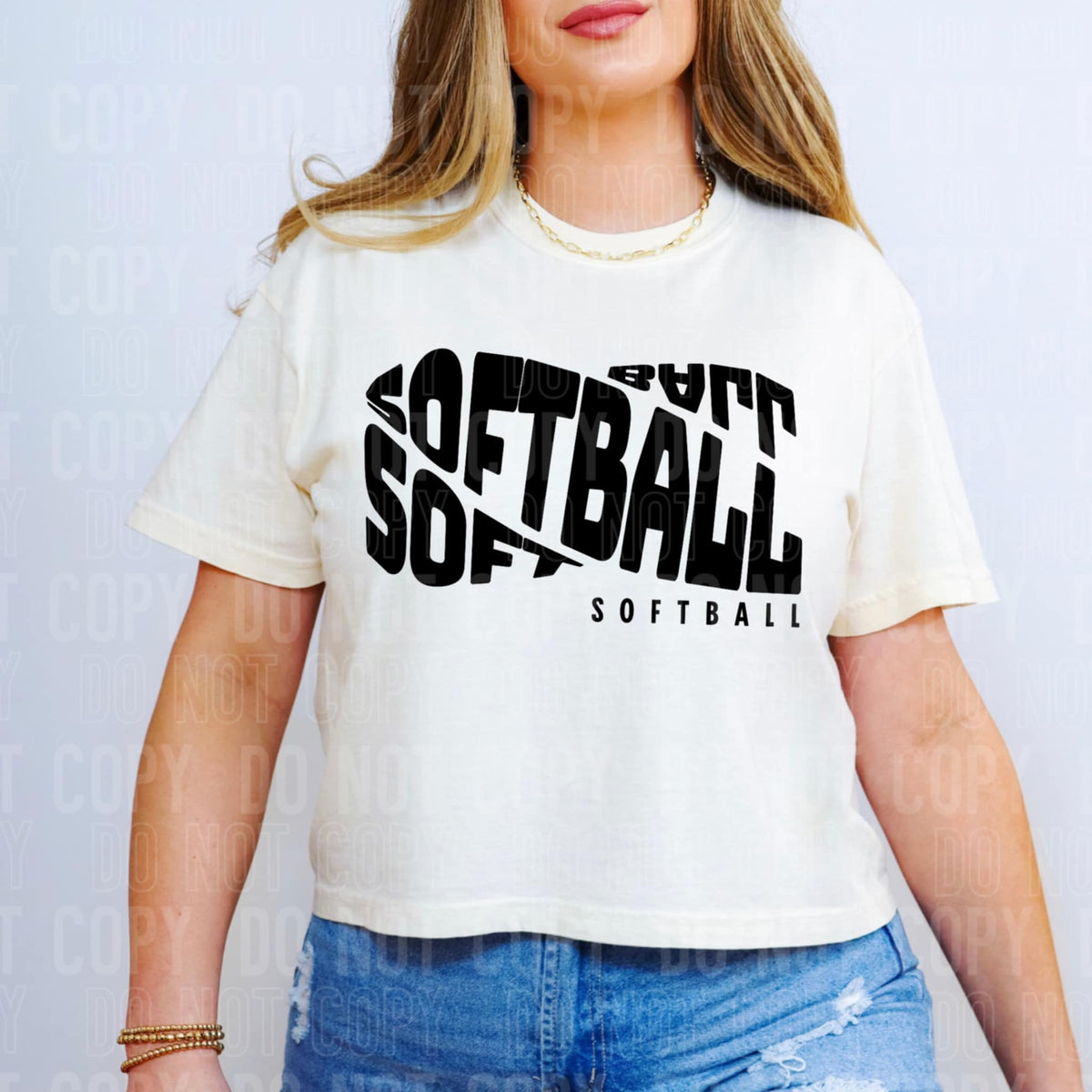 Softball black twisted font (SBB) 94095 DTF transfer