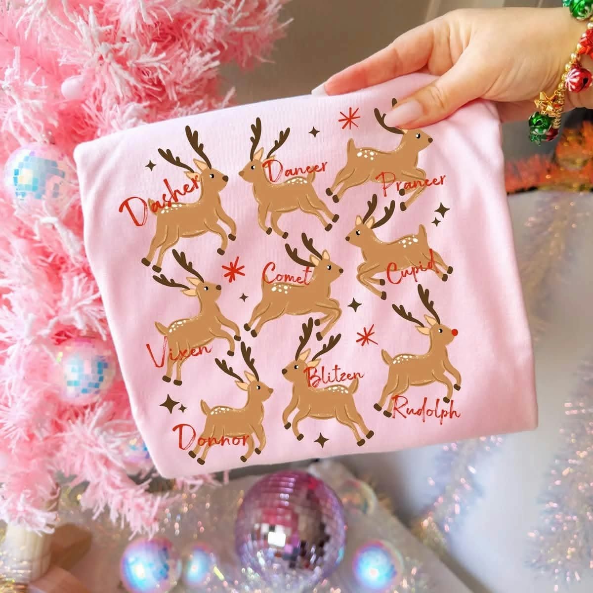 Reindeer collage Sunday Special DTF transfer