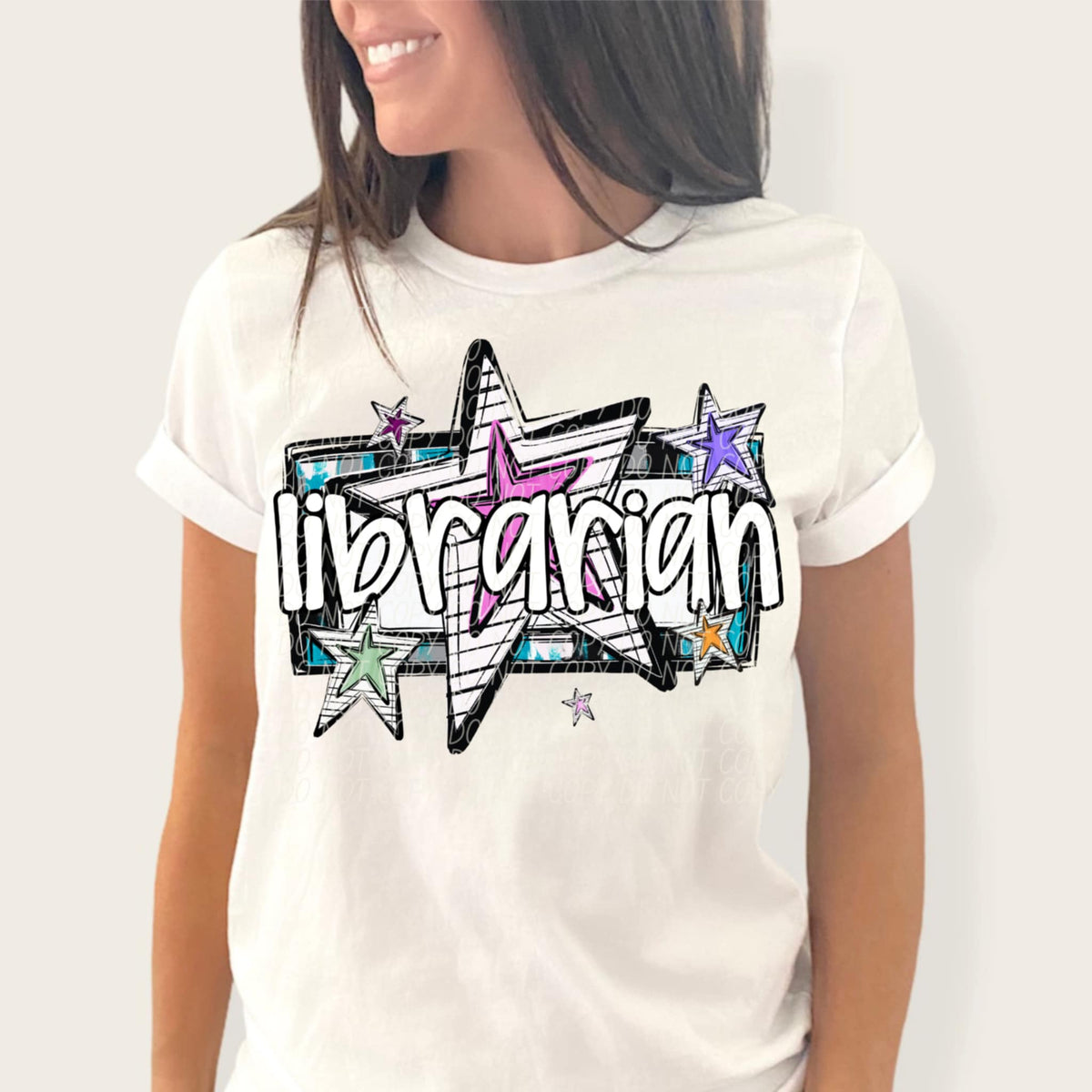 Librarian stars (CITY) 85460 DTF transfer