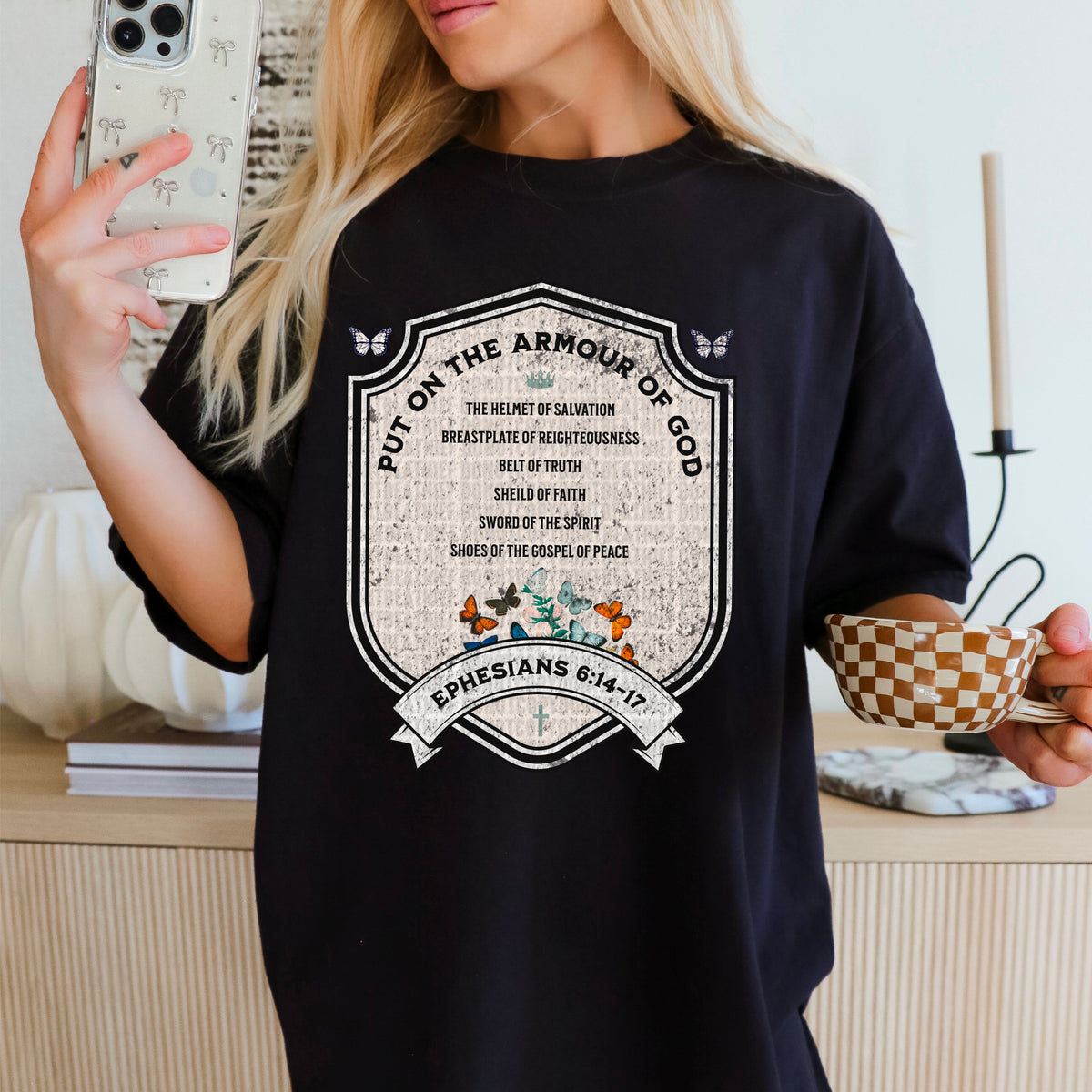 Put on your amour of god shield 94911 DTF transfer