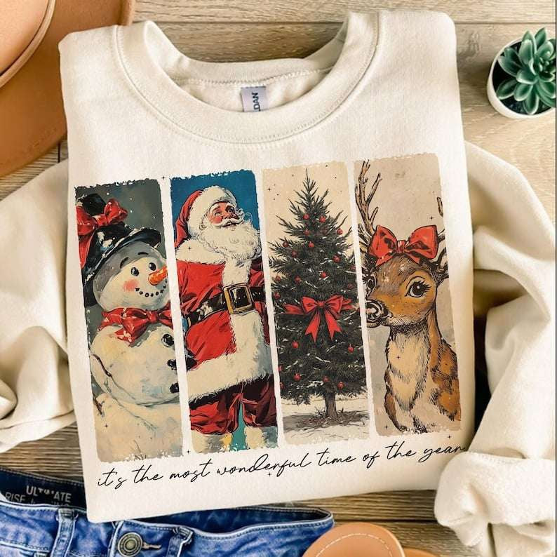 It’s the most wonderful time of the year rectangles 67506 DTF transfer
