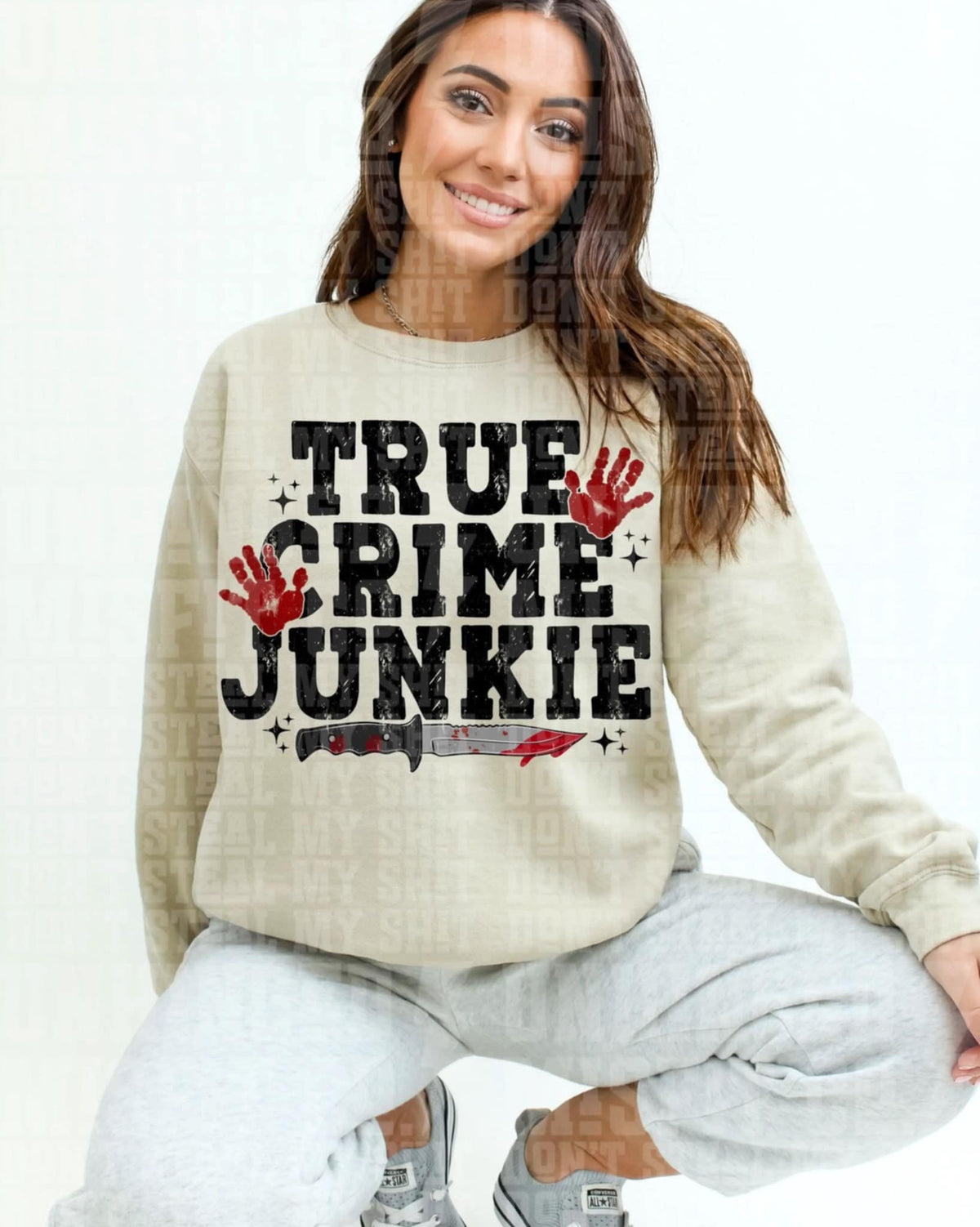 True crime junkie (Lyttle) 107349 DTF transfer