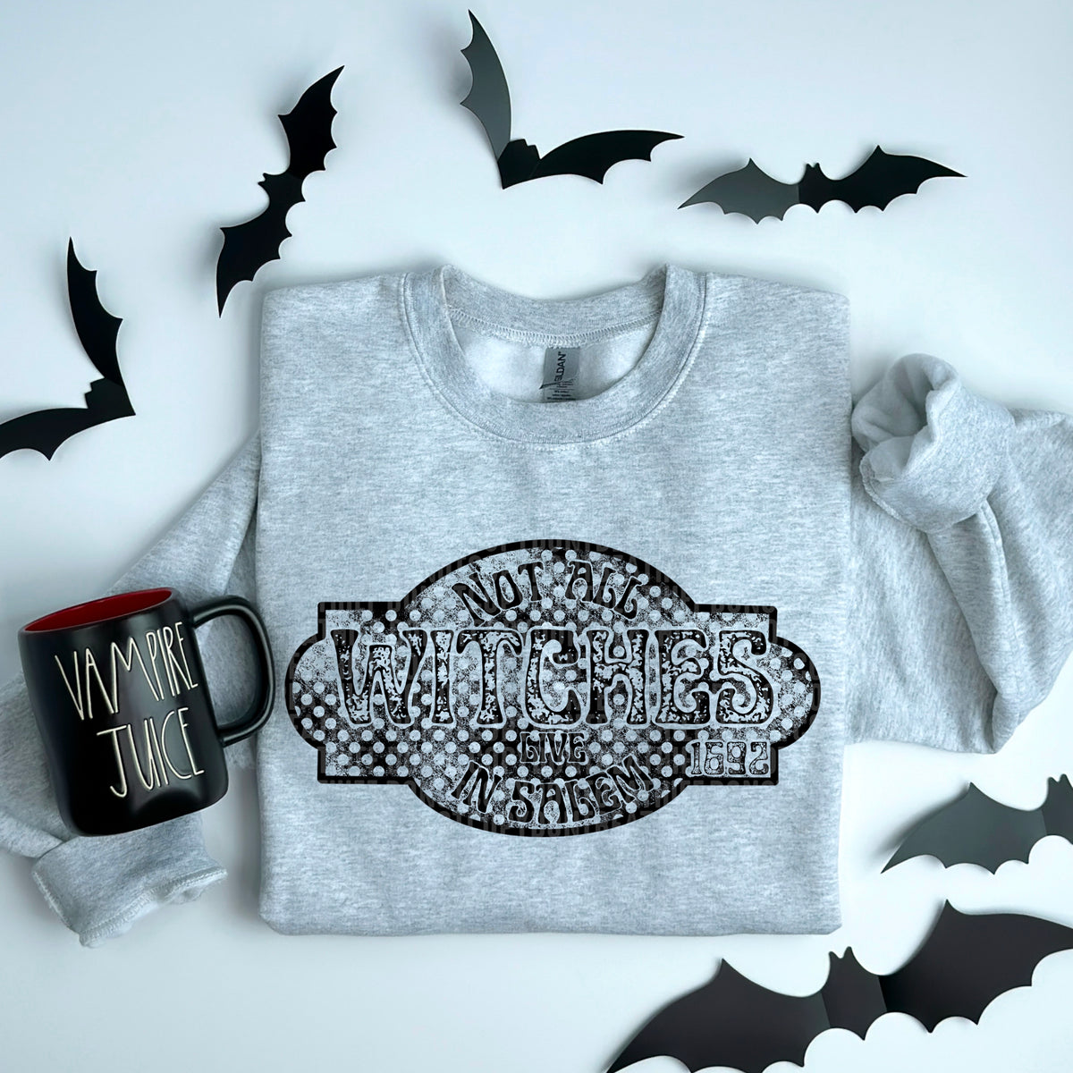 Not all witches live in Salem BLACK 103673 DTF transfer