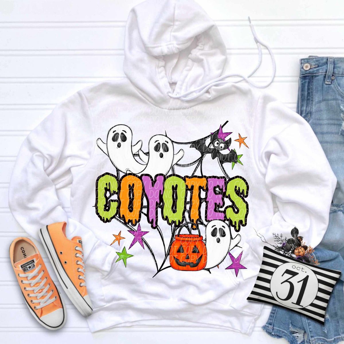 Coyotes Halloween (City) DTF transfer