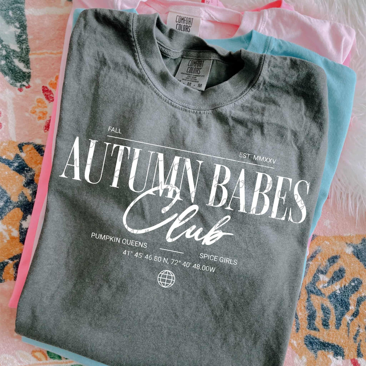 Autumn Babes club WHITE (MMD) DTF transfer