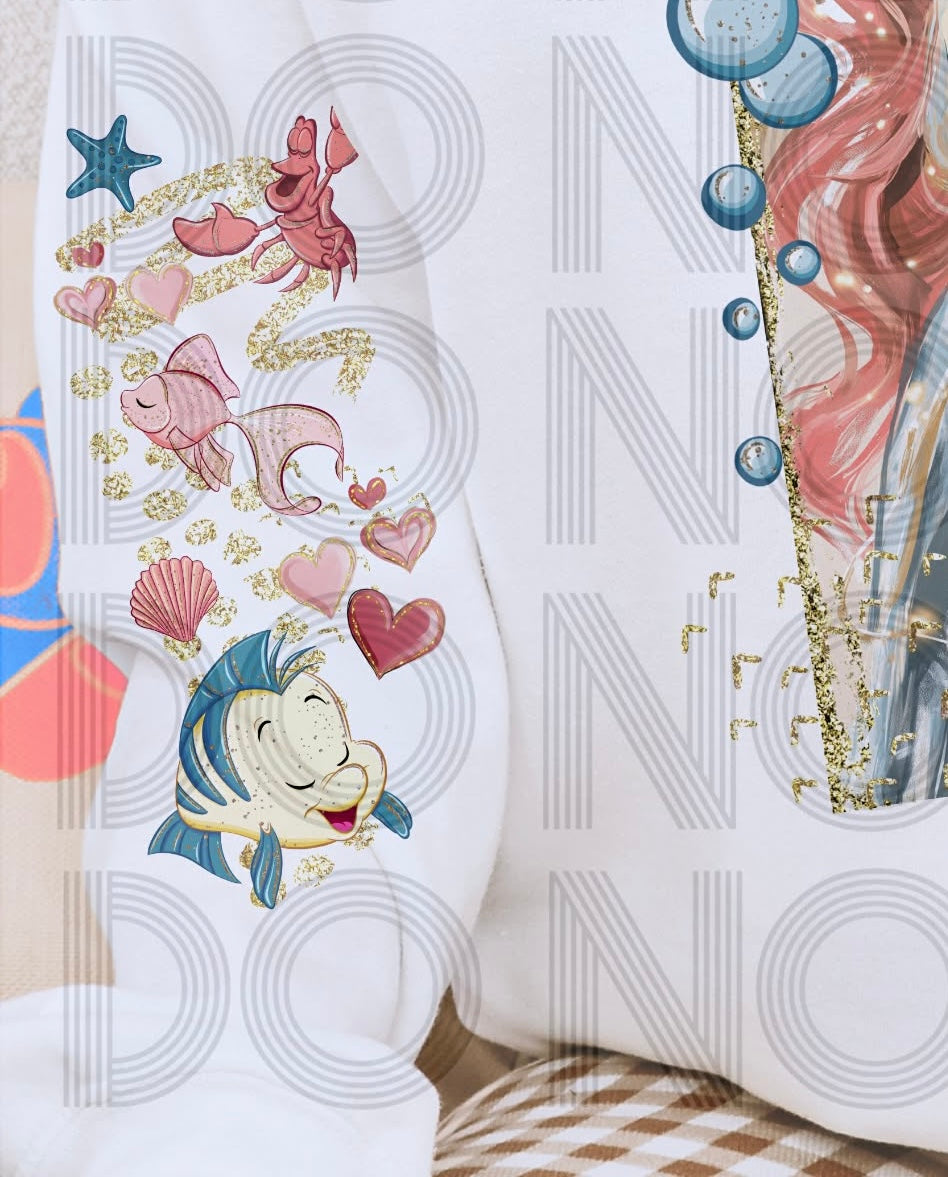 Mermaid sleeve (renewed) DTF transfer