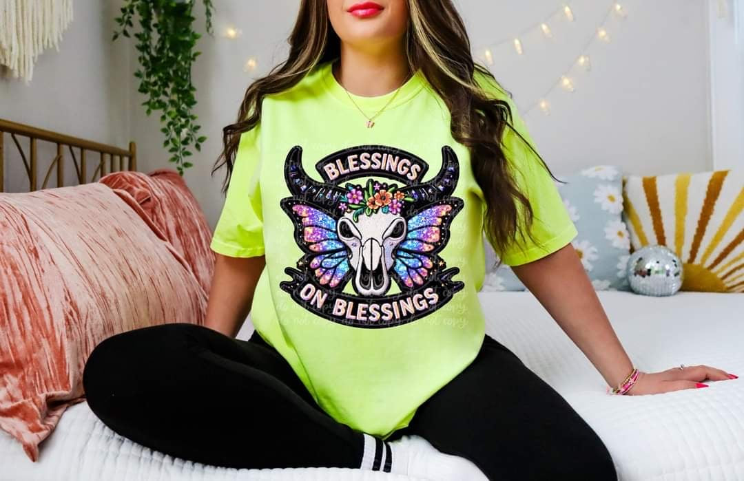 Blessings on blessings 53456 DTF transfer