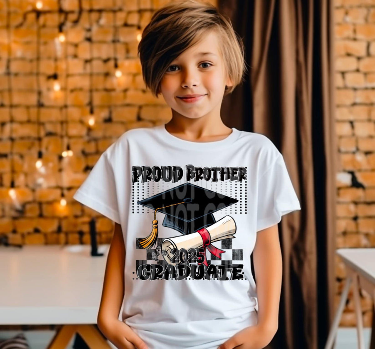 Proud brother 2025 graduate (DD) 99814 DTF transfer