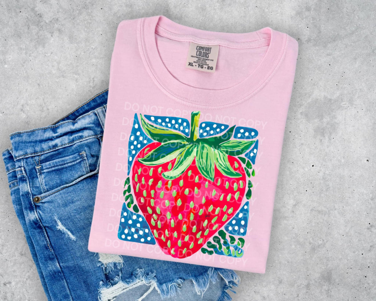 Strawberry (scg) DTF transfer