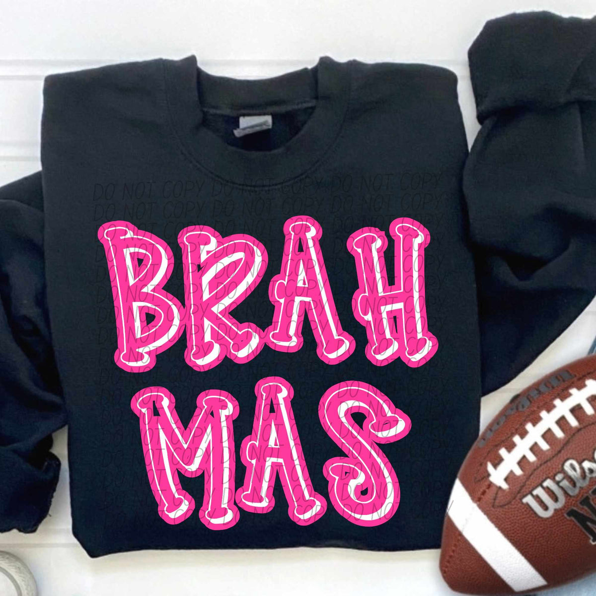 Brahmas hot pink 55376 DTF transfer