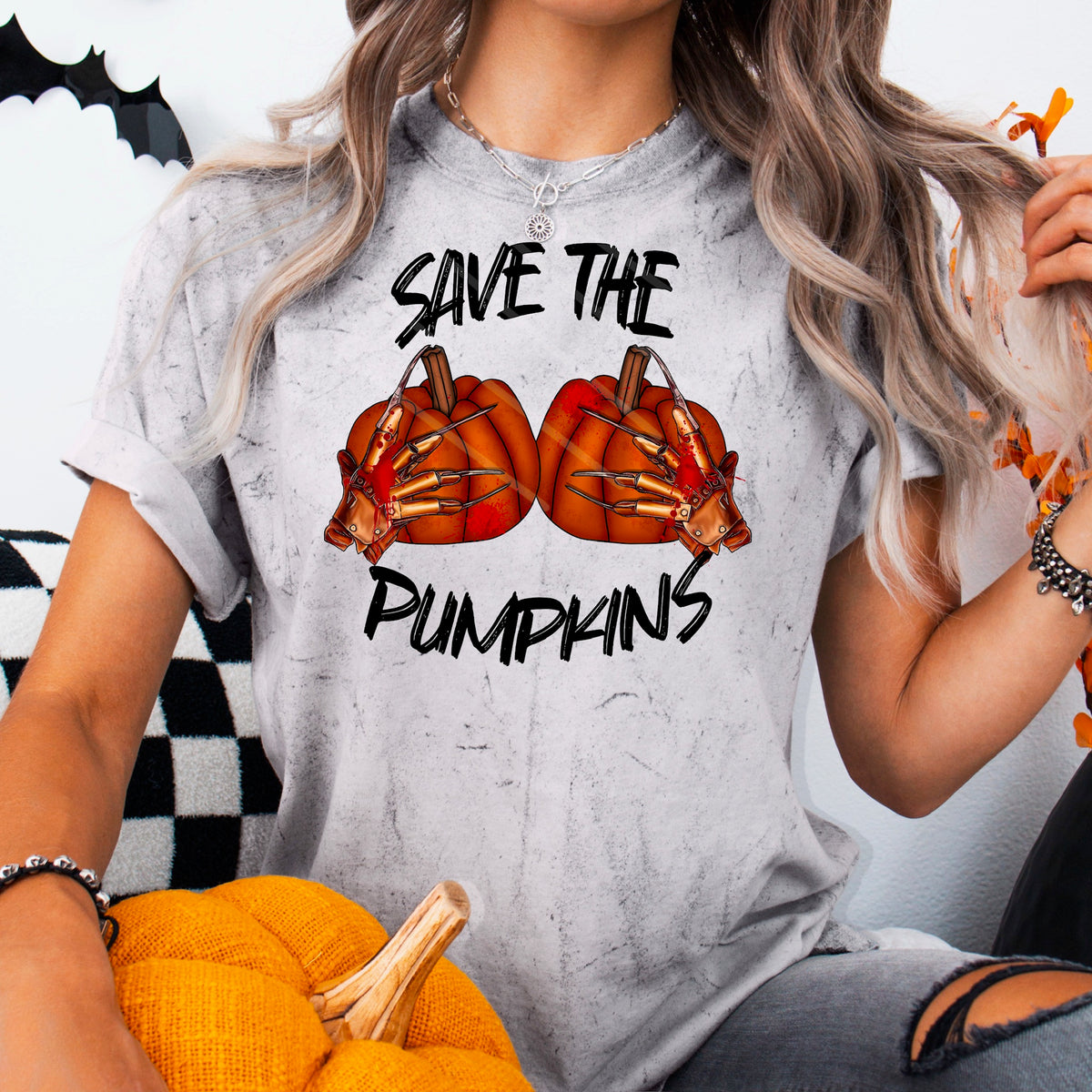 Save The Pumpkins (chaos) 110282 DTF transfer