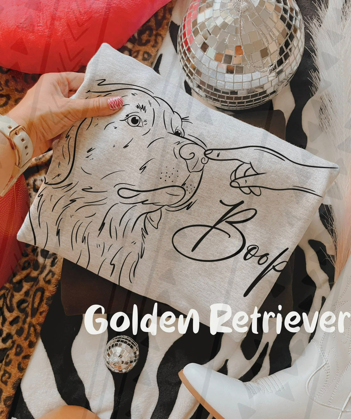 Boop Golden Retriever (TGG) DTF Transfer