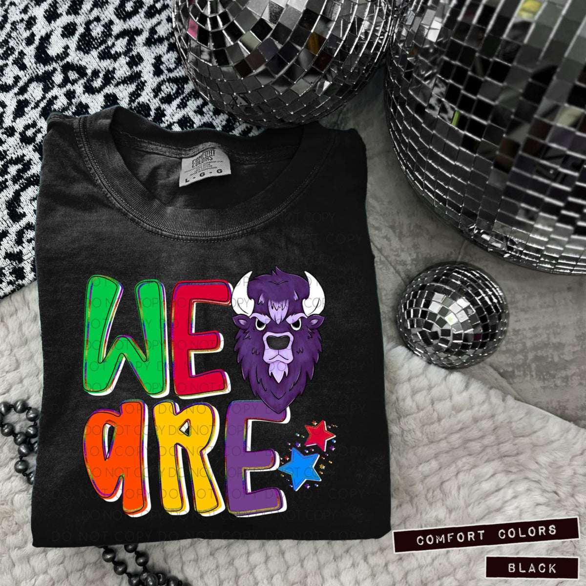 We are buffaloes purple (Caplinger) 100851 DTF transfer