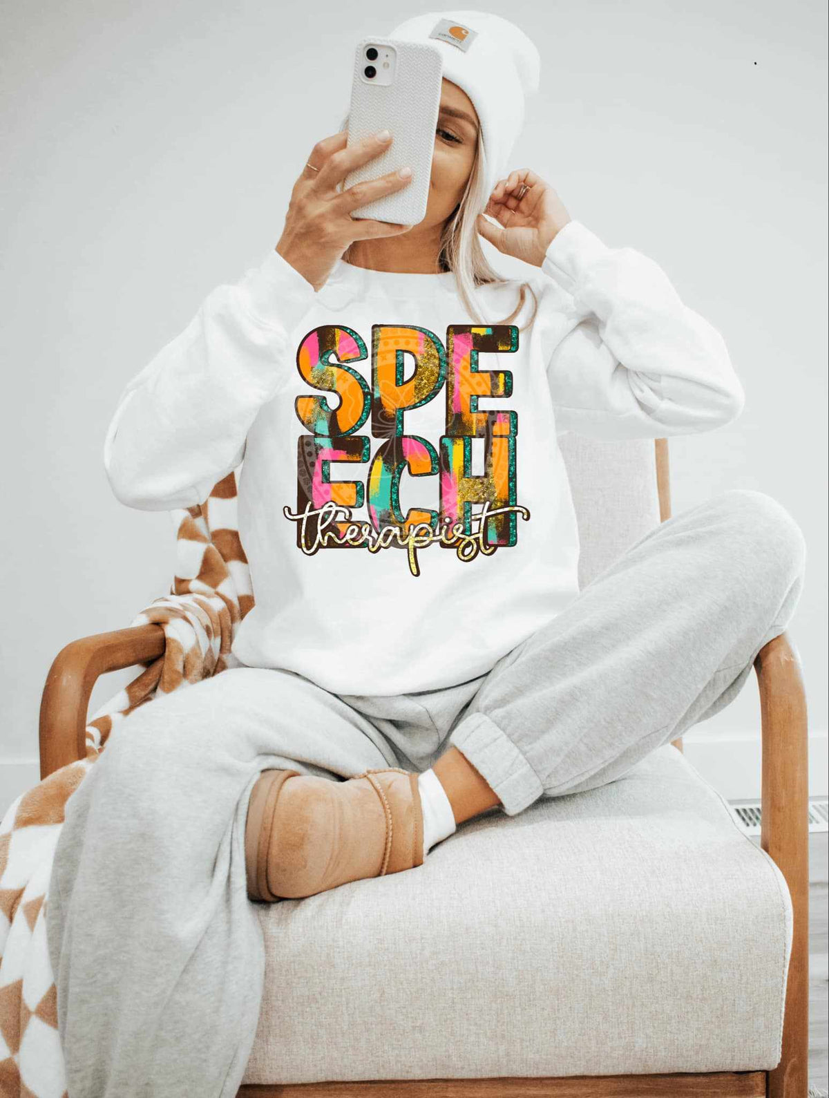 Speech therapist brushstroke (C’s) 84074 DTF transfer