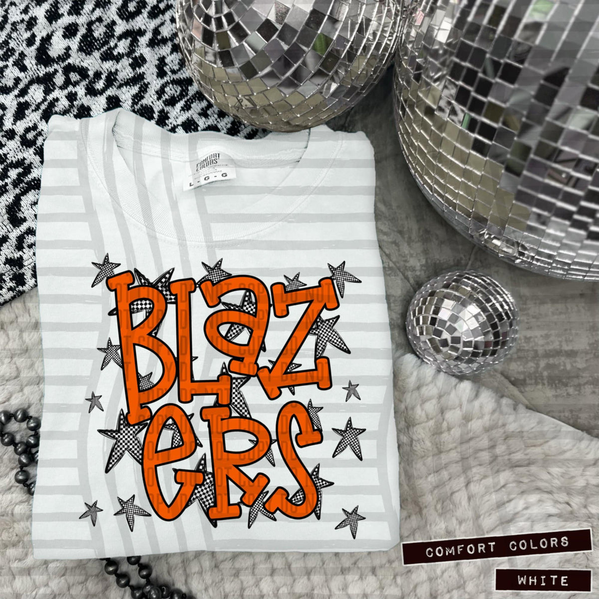 Orange Staggered Mascots (Caplinger)