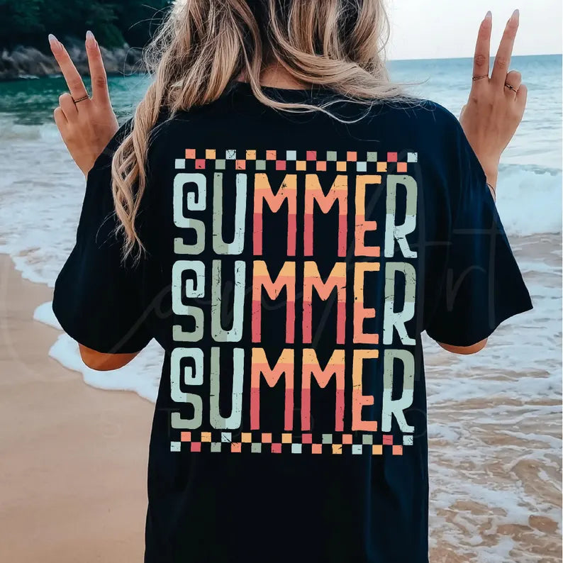 Summer stacked 96686 DTF transfer