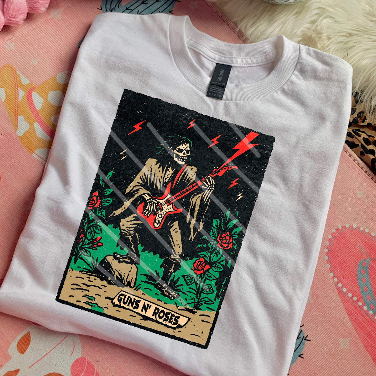 G & Roses Skeleton (saved) 110471 DTF transfer