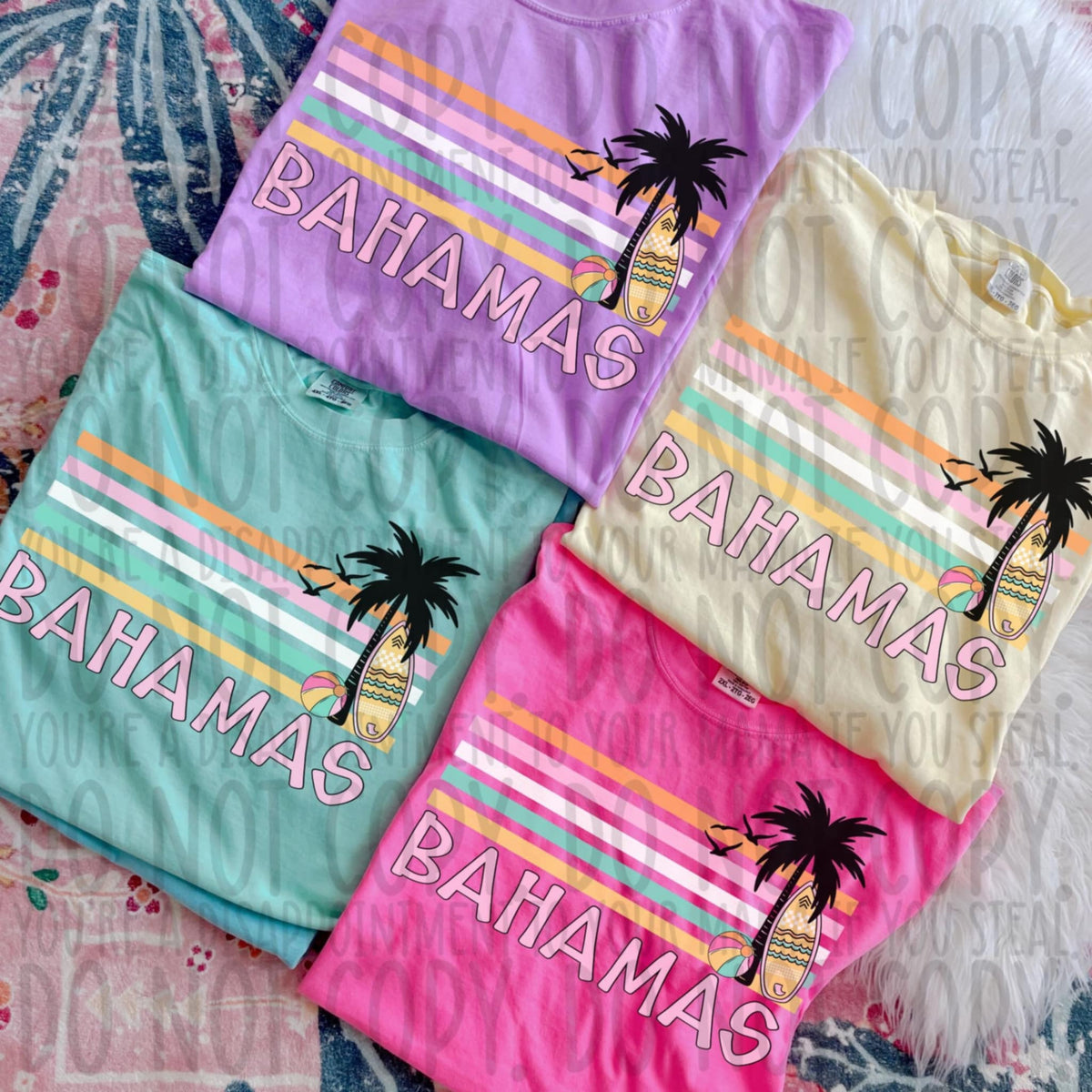 Bahamas stripes (SWD) 97846 DTF transfer