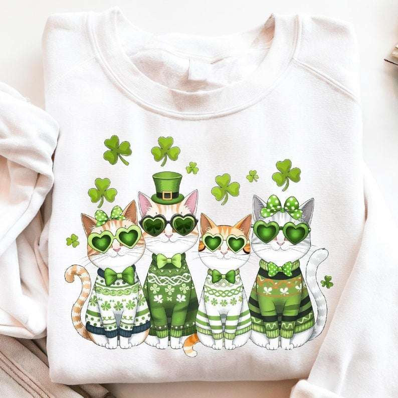 St Patrick’s cats 75977 DTF transfer