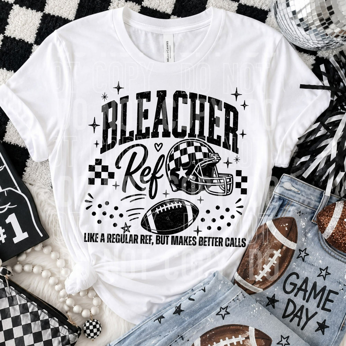 Bleacher ref BLACK (SBB) Sunday Special DTF transfer