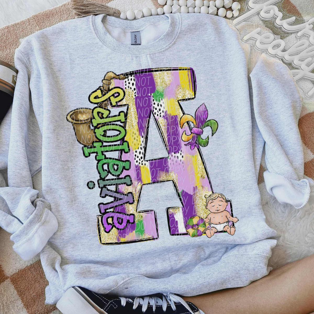 Aviators Mardi Gras (city) DTF Transfer