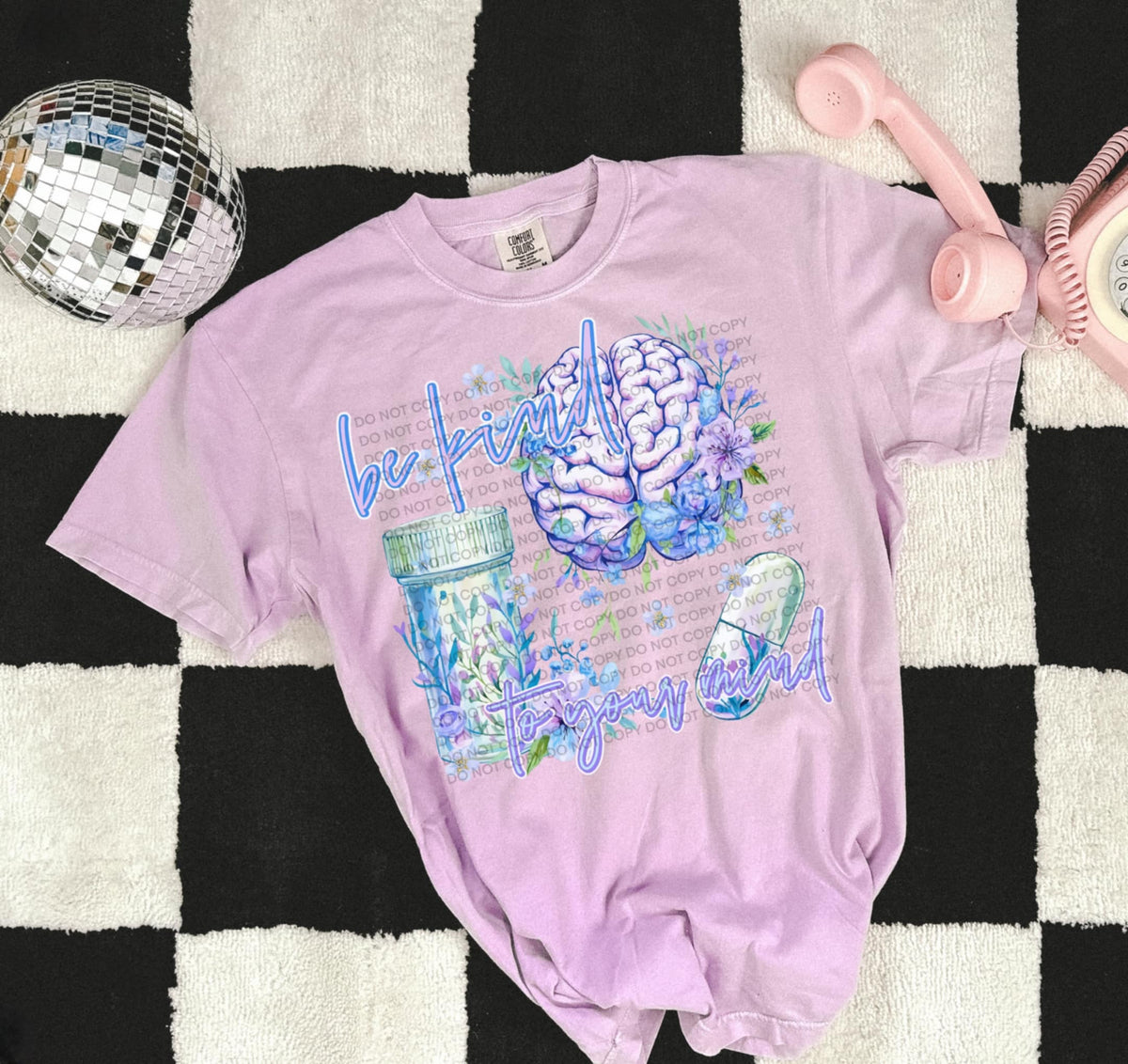 Be Kind to your mind SCG DTF Transfer