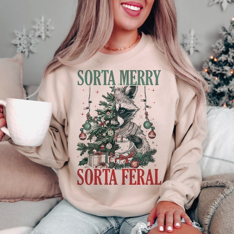 Sorta merry sorta feral 50972 DTF transfer
