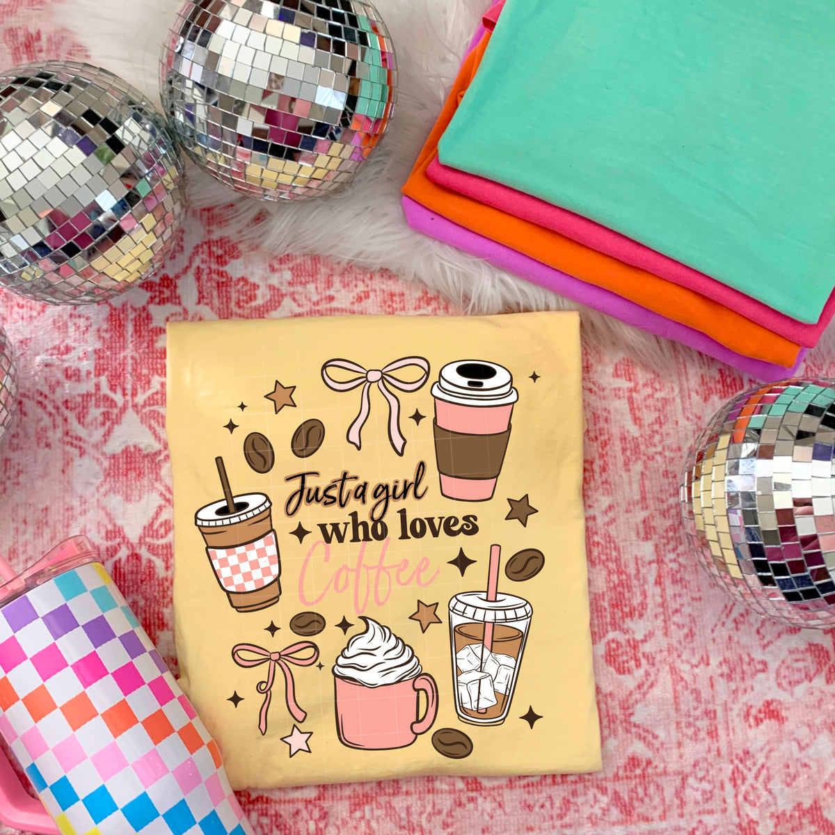 Just a girl who loves coffee (csc) DTF transfer