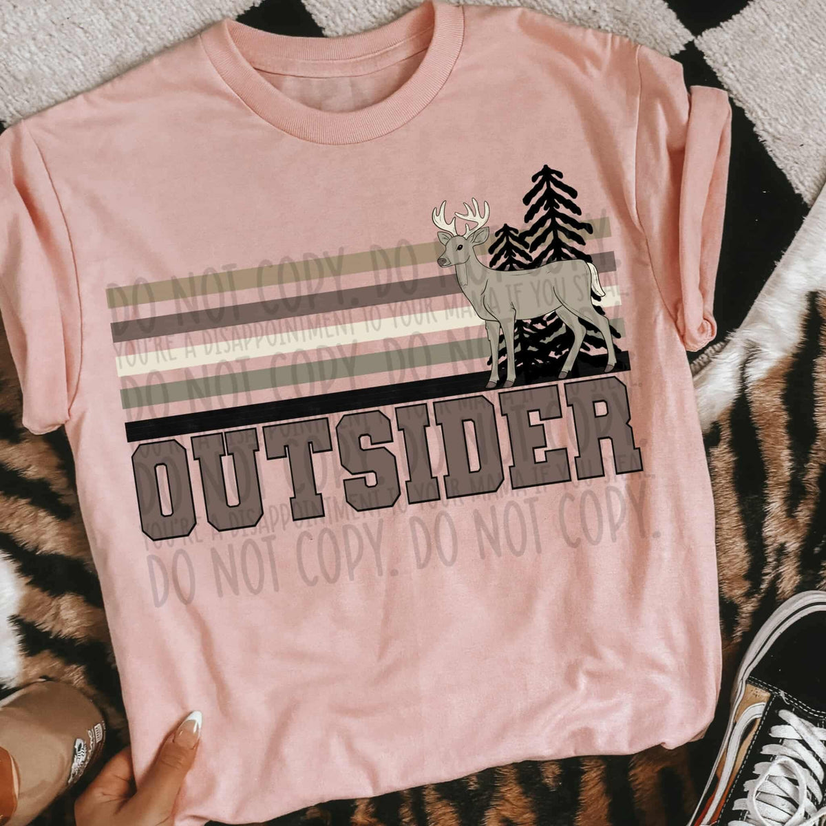 Outsider retro neutrals (SWD) DTF transfer