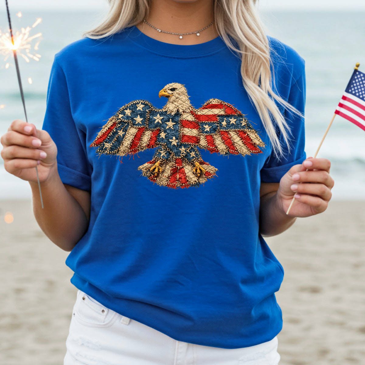Patriotic Eagle Sunday Special DTF transfer