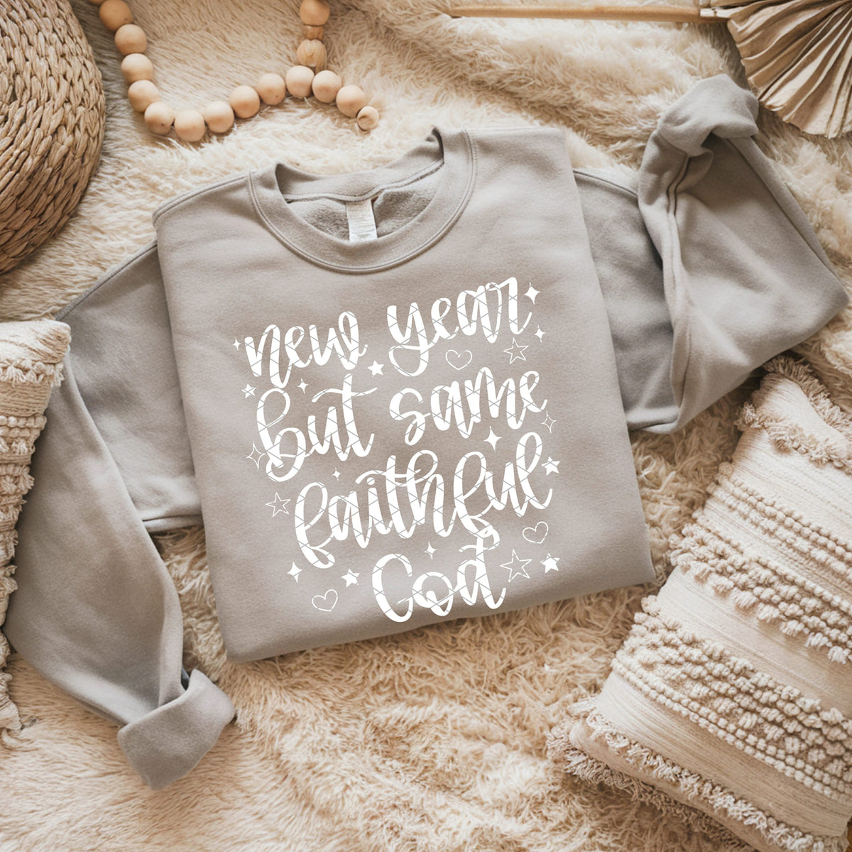 New Year Same Faithful God WHITE (SDD) DTF TRANSFER