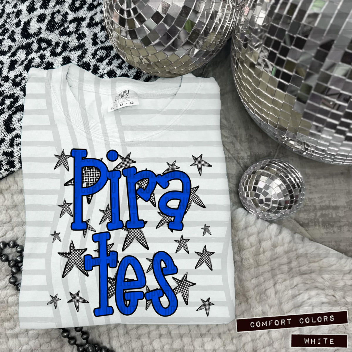 Blue Staggered Mascots (Caplinger)