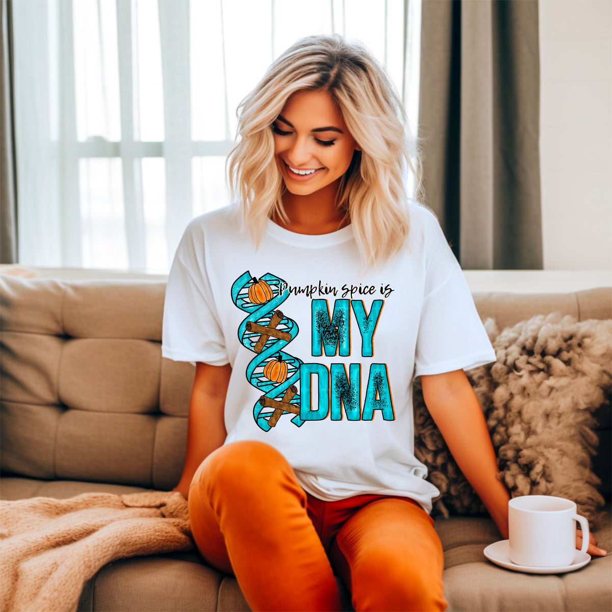 Pumpkin spice is my dna 103376 DTF transfer