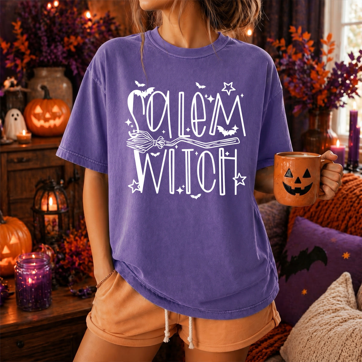 Salem Witch (white) (CSC) DTF Transfer