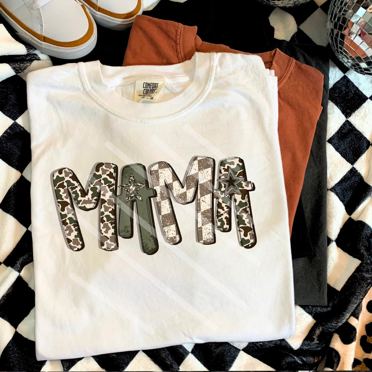 Mama Camo 114118 DTF transfer