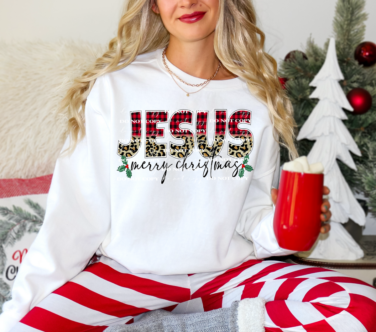 Jesus merry christmas 67408 DTF transfer