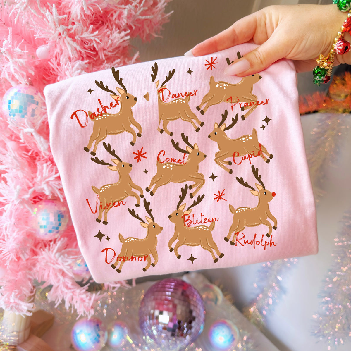 Reindeer collage (csc) DTF Transfer