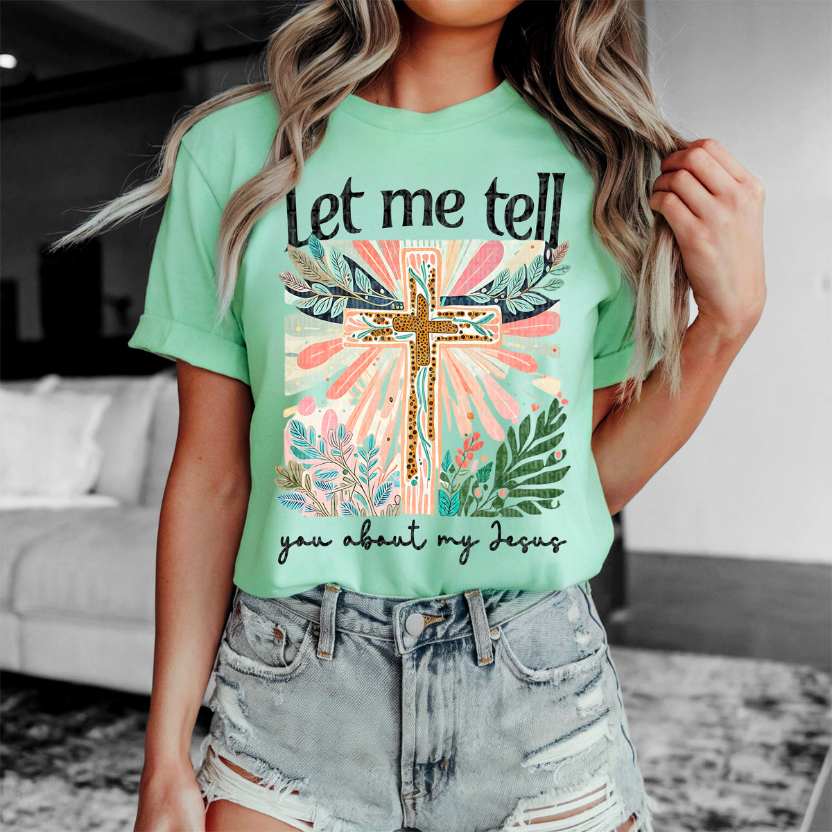Let me tell you about my Jesus cross 94975 DTF transfer