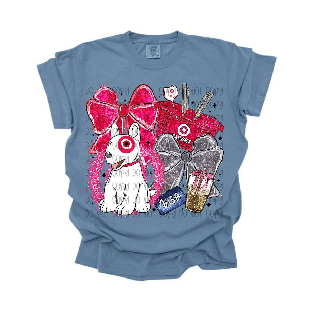 Shopping dog (SDD) DTF transfer