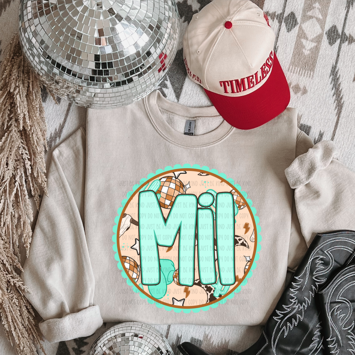 MIL *Teal (Kayndi) 72858 DTF transfer